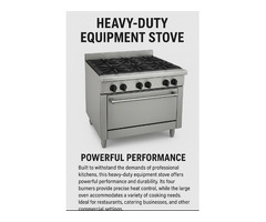 Профессиональная Тяжёлая Плита для Коммерческих Кухонь – Мощность и Надёжность