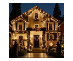 Украшение домов к новому году, Москва